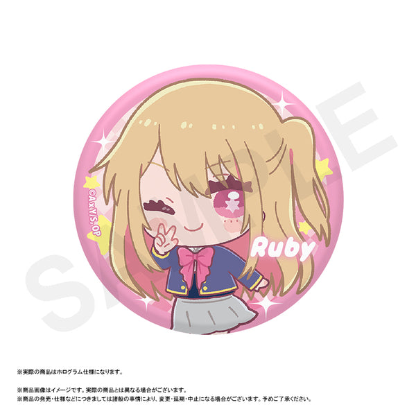 『【推しの子】』ふわるめ ホロ缶バッジ ルビー